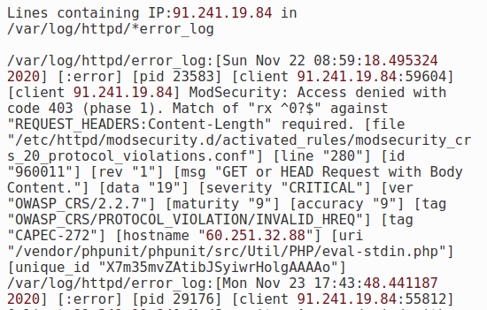 fail2ban 將 判斷為 403 的事件來源 IP 做封鎖