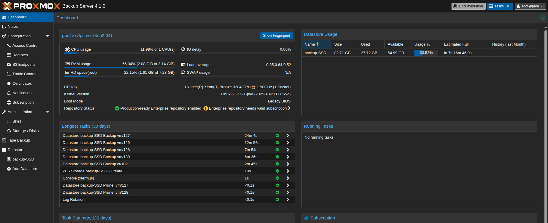 Proxmox Backup Server 