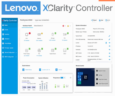 Lenovo XClarity Controller Lenovo XClarity Controller
