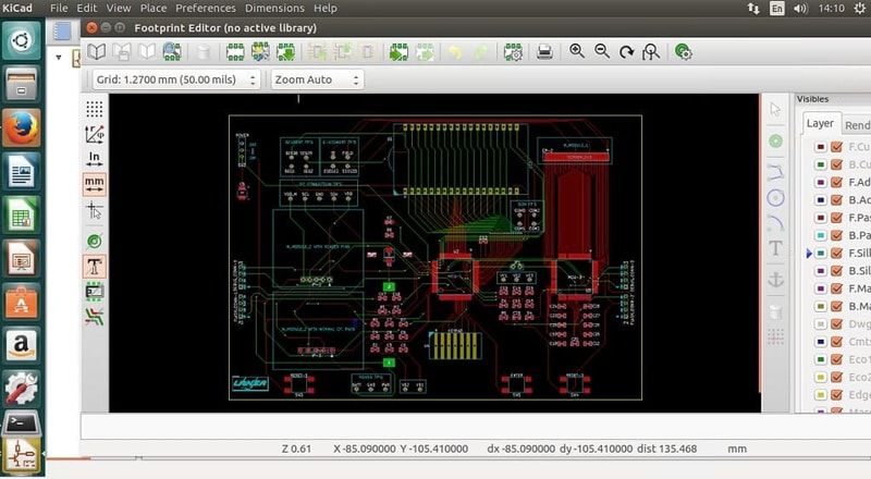 KiCAD on ubuntu