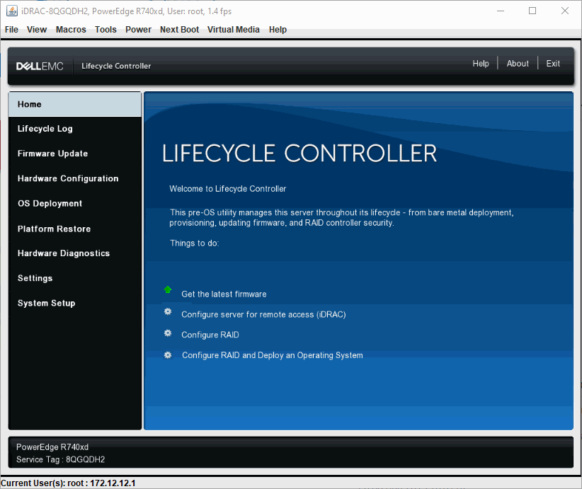 DELL Lifecycle Controller 生命週期控制器