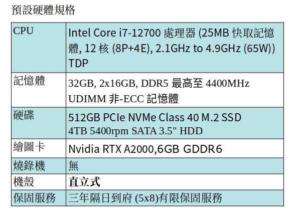 DELL Precision 3660 工作站 (I7-12700 /32GB/512GB SSD+4TB SATA/QUADRO A2000) DELL Precision 3660 工作站 (I7-12700 /32GB/512GB SSD+4TB SATA/QUADRO A2000)