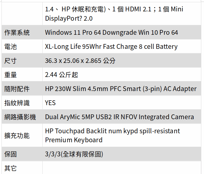 HP ZBOOK FURY 16G9/16/I9-12800HX/1TB SSD/16G/A3000/W11DGW10P/333）HP ZBOOK FURY 16G9/16/I9-12900HX/1TSSD/1*32G/A3000/W11DGW10P/333/